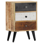 ZNTS Bedside Cabinet 40x30x60 cm Solid Mango Wood 282875