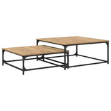 Coffee Table 2 pcs Artisan Oak Engineered Wood 881894