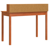 Desk with Drawer Wax Brown 110 x 50 x 93 cm Soild Pine Wood 870012