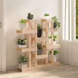 Plant Stand 104.5x25x109.5 cm Solid Wood Pine 822092