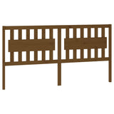 818588 Bed Headboard Honey Brown 185,5x4x100 cm Solid Wood Pine