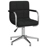 Swivel Office Chair Black Fabric 334735