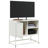TV Cabinet White 68x39x60.5 cm Steel 846523