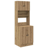 Kitchen Sideboard with Shelf 2 pcs Artisan Oak 60 x 50 x 180 cm 3365556