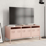 TV Cabinet Pink 101.5x39x43.5 cm Cold-rolled Steel 851227