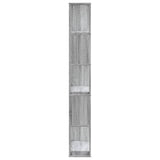 Bookcase 5-Tier Grey Sonoma 80.5x23.5x162.5 cm Engineered Wood 852776