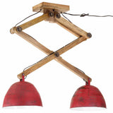 Ceiling Lamp 25 W Distressed Red 29x18x85 cm E27 371934
