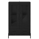 Highboard Corona Black Oak 69.5 x 31 x 115 cm Engineered Wood 882534
