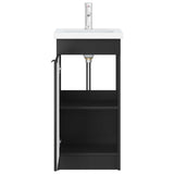 Bathroom Vanity with Sink Black 42 x 40 x 84.5 cm 890085