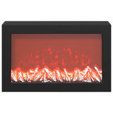 Electric Fireplace Old Wood 100 x 24.5 x 90 cm Engineered wood 8020766
