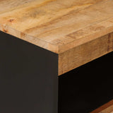 Side Cabinet with Door Brown 60 x 33 x 75 cm Solid Mango Wood 4018321