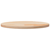 Table Top Round 70x3 cm Solid Wood Pine 833667