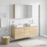 Bathroom Furniture Set 4 pcs Sonoma Oak 3406785