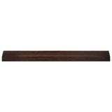 Window Sills 2 pcs Dark Brown 100 x 15 x 2 cm Solid Beech Wood 42048290
