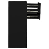 Office Cabinet Black 90x40x102 cm Steel 336407