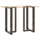 Bar Table Legs T-Shaped 2 pcs Black 60x35x cm Steel 4013095
