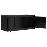 File Cabinet Black 90x40x145 cm Steel 3188324