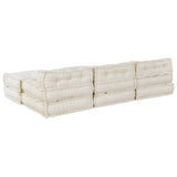 Modular Sofa 4 pcs Cream Fabric 3315064