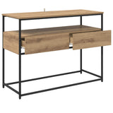 Console Table Artisan Oak 100 x 40 x 75 cm Engineered Wood 882228