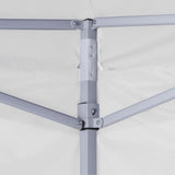 Professional Folding Party Tent with 4 Sidewalls 2x2 m Steel White 48888