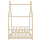 Kids Bed Frame Solid Pine Wood 90x200 cm 283366