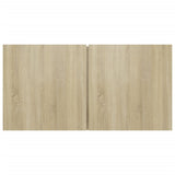 4 Piece TV Cabinet Set Sonoma Oak Engineered Wood 3114328