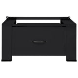 Washing Machine Pedestal Black 64 x 55 x 32.5 cm Steel 42022035