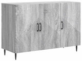 Sideboard Grey Sonoma 89 x 34.5 x 80 cm Engineered Wood 894881