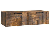 Wall-Mounted TV Cabinet Smoked Oak 78.5 x 31 x 30 cm 898720