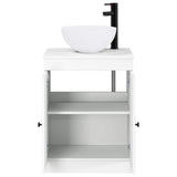 Bathroom Furniture Set White Engineered Wood 3404214