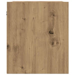 ZNTS Wall-mounted Bedside Cabinets 2 pcs Artisan Oak 38x34x40 cm 861264