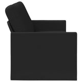 3 Seater Sofa Black 190 x 81 x 82 cm Fabric 42041108
