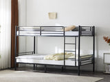 Twin Over Twin Bunk Bed for Kids Teens Adults, Heavy Duty Metal Bunk Bed with 72202753