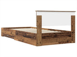 Bed Frame with Headboard Old Wood 90 x 200 cm Engineered Wood 3408324