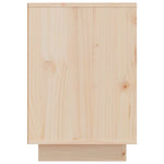 ZNTS Bedside Cabinet 50x34x50 cm Solid Wood Pine 814479