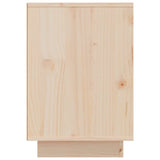 ZNTS Bedside Cabinet 50x34x50 cm Solid Wood Pine 814479