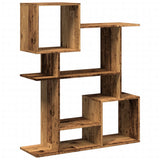 Room Divider Bookcase Old Wood 92x29x112 cm Engineered Wood 858127