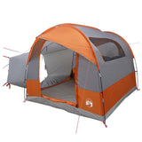 Tailgate Tent with Rainfly Water-resistant Grey and Orange 42028545