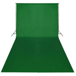 ZNTS Backdrop Cotton Green 600x300 cm Chroma Key 190008