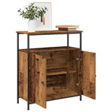 Sideboard Old Wood 70x30x80 cm Engineered Wood 857472