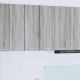 Hanging Cabinet Grey Sonoma and White 30 x 31 x 80 cm 884252