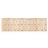 Wall Headboard 204x3x60 cm Solid Wood Pine 824828