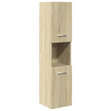 4 Piece Bathroom Furniture Set Sonoma Oak Engineered Wood 3325005