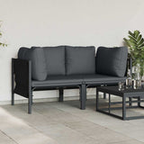 Outdoor Furniture 2 Piece Anthracite 80 x 80 x 71 cm Steel 42009987
