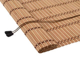 Roller Blind Natural and Brown 140 x 160 cm Bamboo 42006906