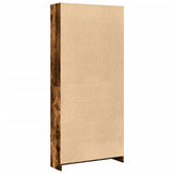 Bookcase Smoked Oak 80x24x176 cm Engineered Wood 857857