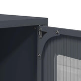 Highboard Anthracite 68x39x107 cm Steel 853376
