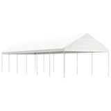 Gazebo with Roof White 13.38x4.08x3.22 m Polyethylene 3155514