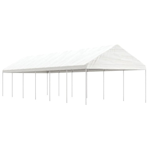 Gazebo with Roof White 13.38x4.08x3.22 m Polyethylene 3155514