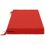 2-Piece Bench Cushions SOEST 2 pcs 100% Polyester Red 950233